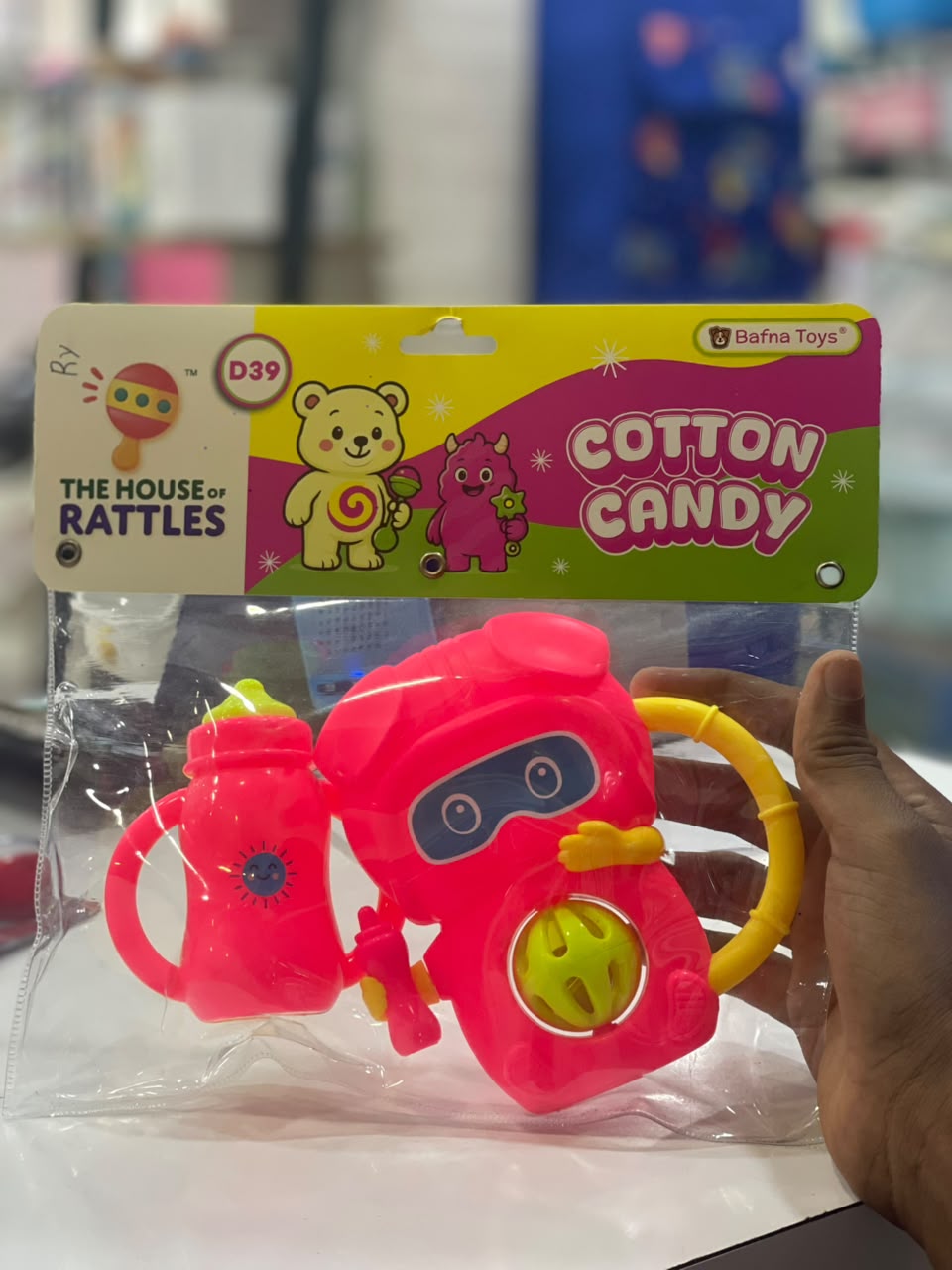 COTTON CANDY RATTLE 2 PIECE